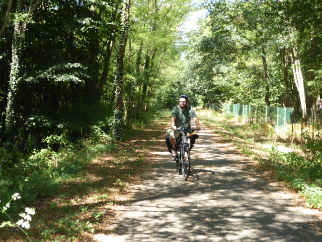 Les voies vertes ombragées sont très appréciables