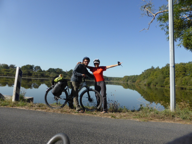 Dans la forêt domaniale d'Orléans où le paysage est magnifique et le soleil très agréable ce jour-là